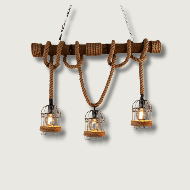 RetroLustre | Pendant Light with Wooden Details