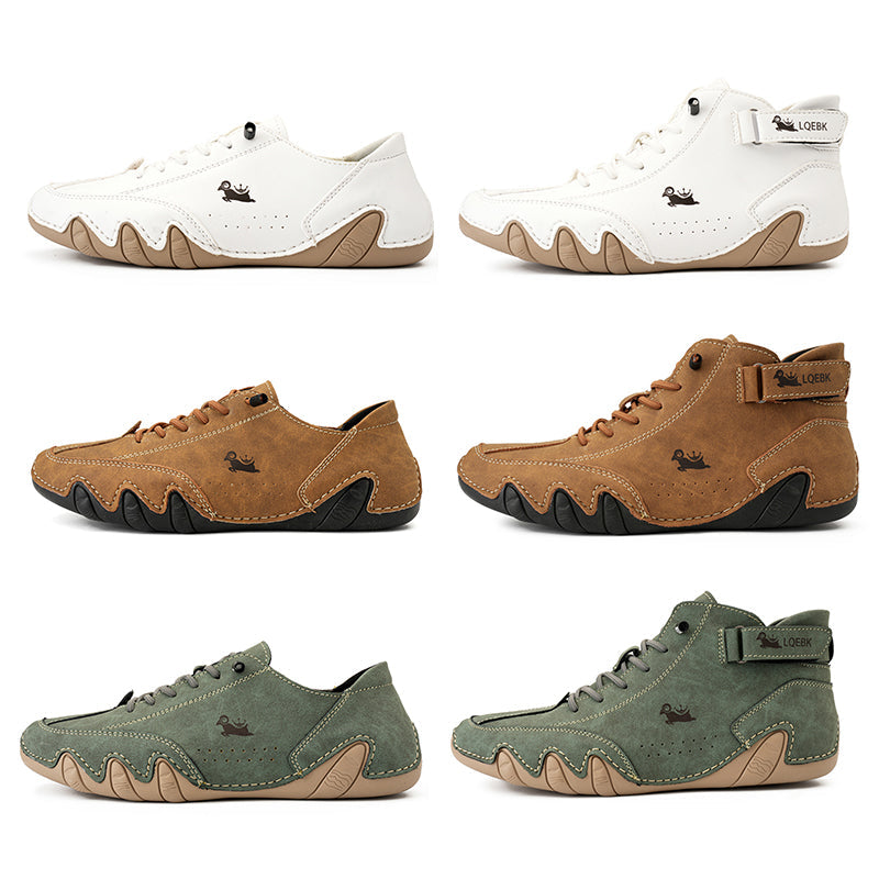 Chaussures de marche pour hommes - cuir - semelle orthopédique