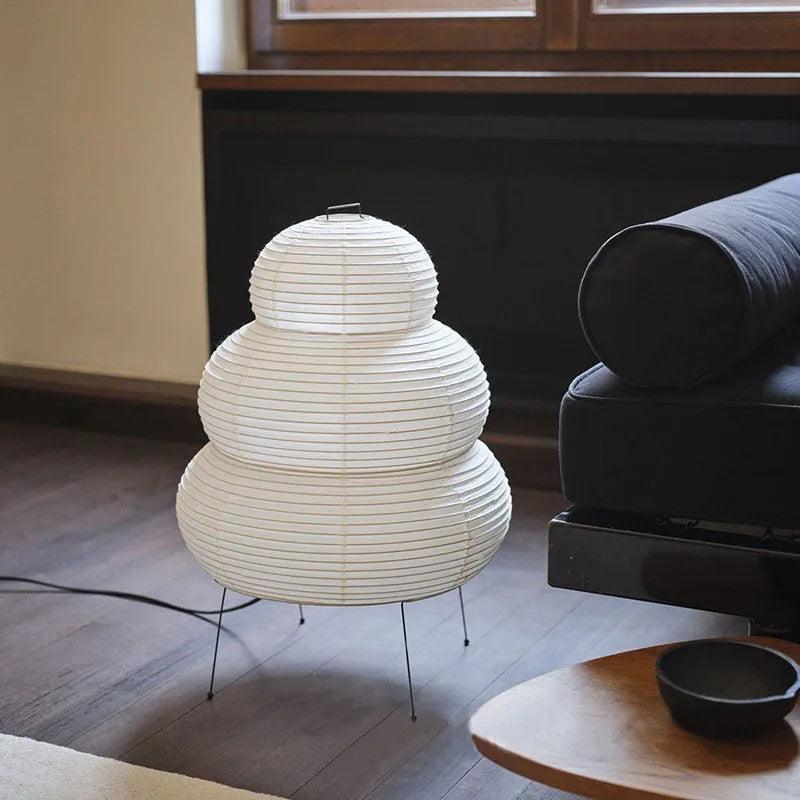 ZenAkari - Elegant Japandi Rispapirlampe
