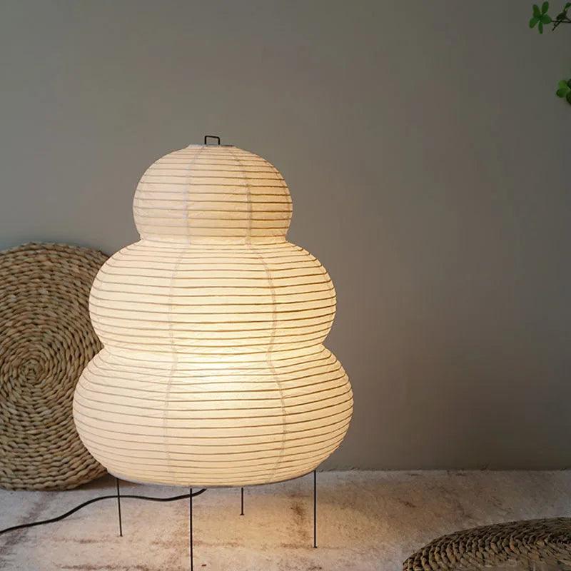 ZenAkari - Elegant Japandi Rispapirlampe