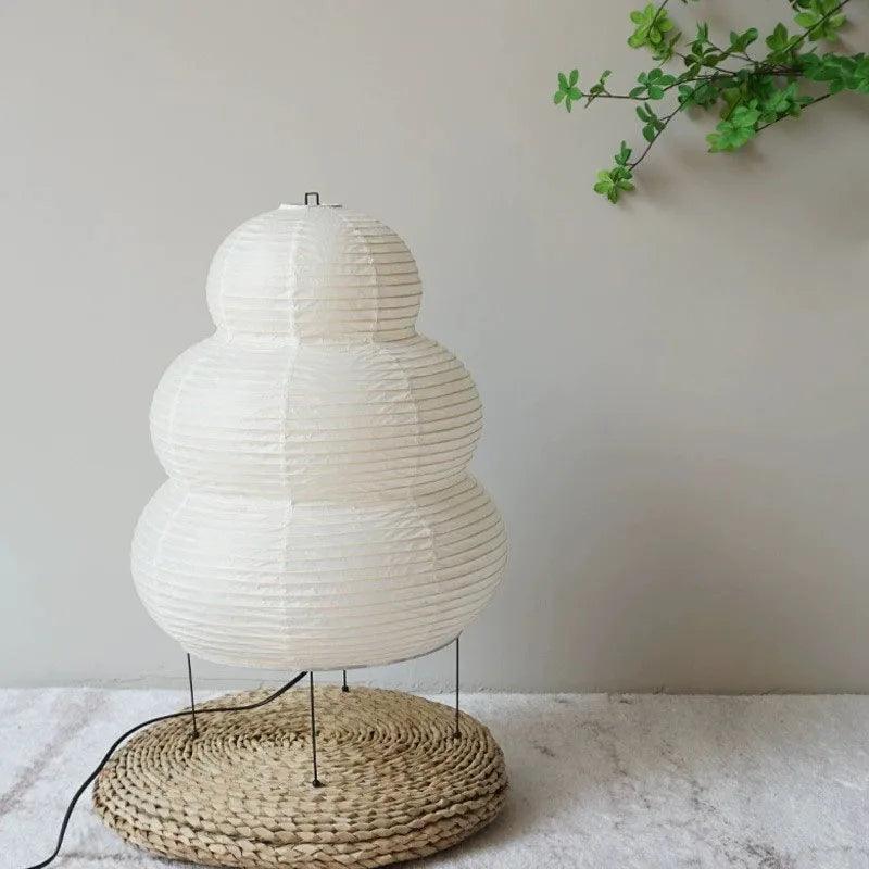 ZenAkari - Elegant Japandi Rispapirlampe
