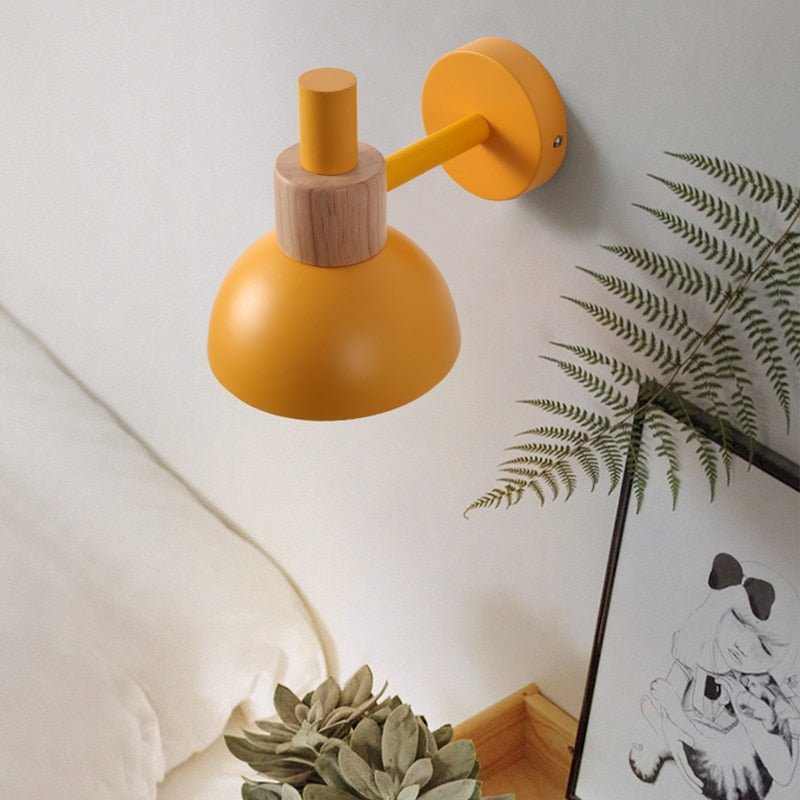 WoodenAura - Lampe murale en bois Julie