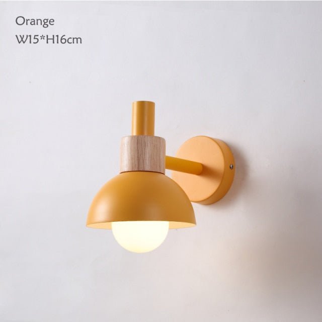 WoodenAura - Lampe murale en bois Julie