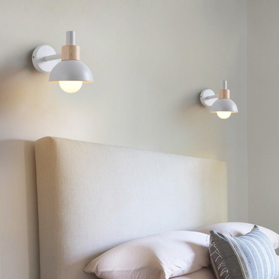 WoodenAura - Lampe murale en bois Julie