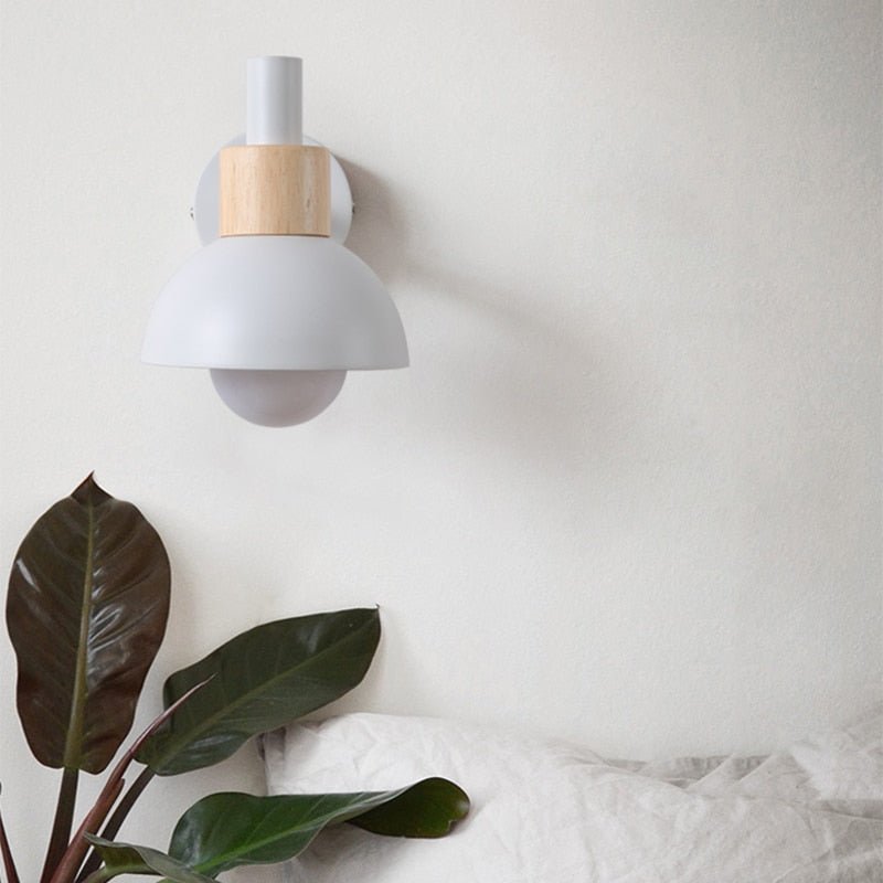 WoodenAura - Lampe murale en bois Julie