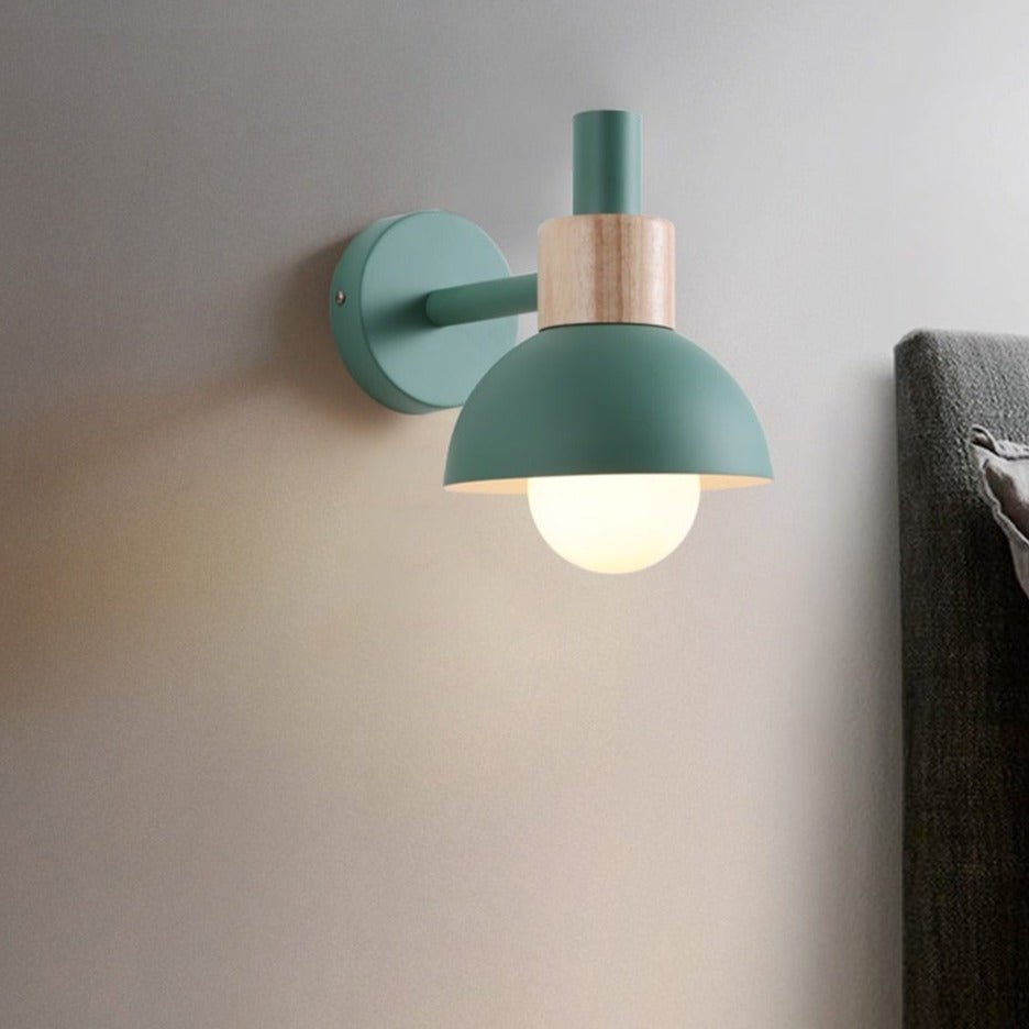 WoodenAura - Lampe murale en bois Julie