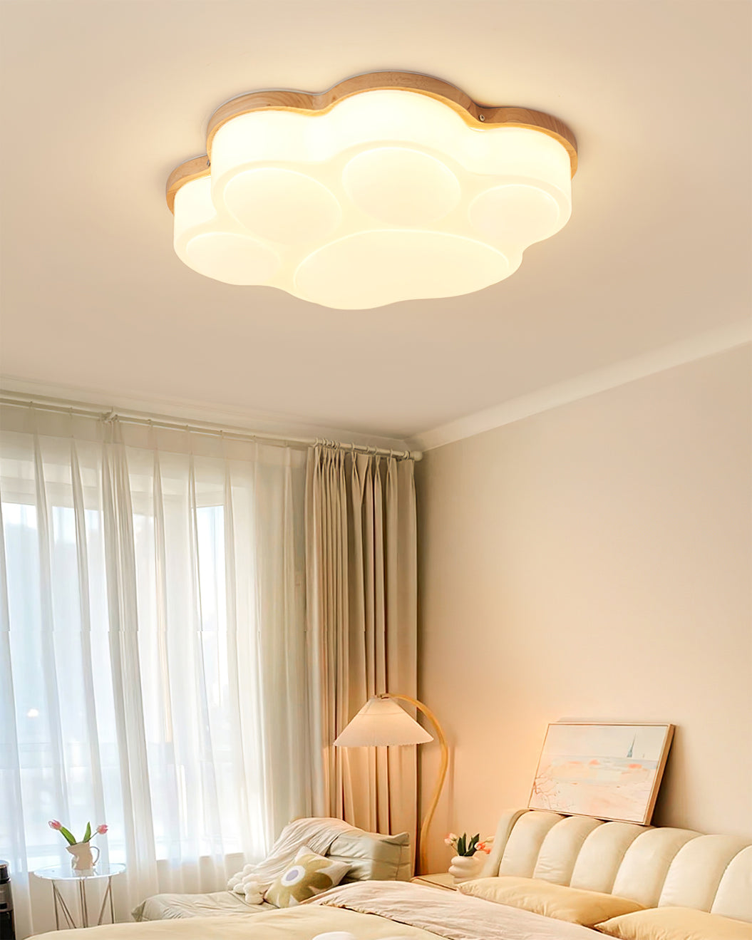 PootLuxe - Plafonnier avec design de patte de chat et éclairage intime
