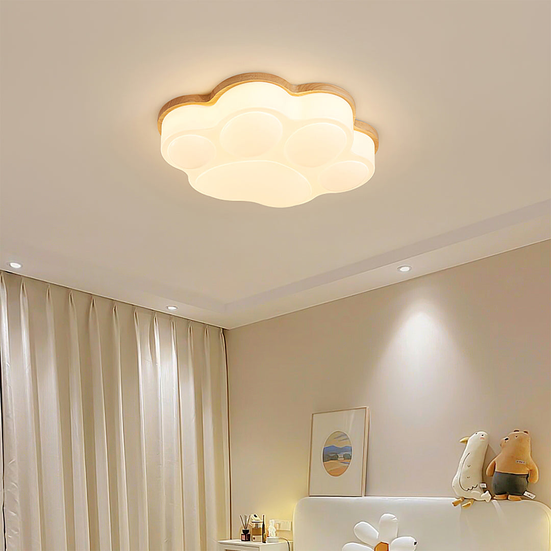 PootLuxe - Plafonnier avec design de patte de chat et éclairage intime