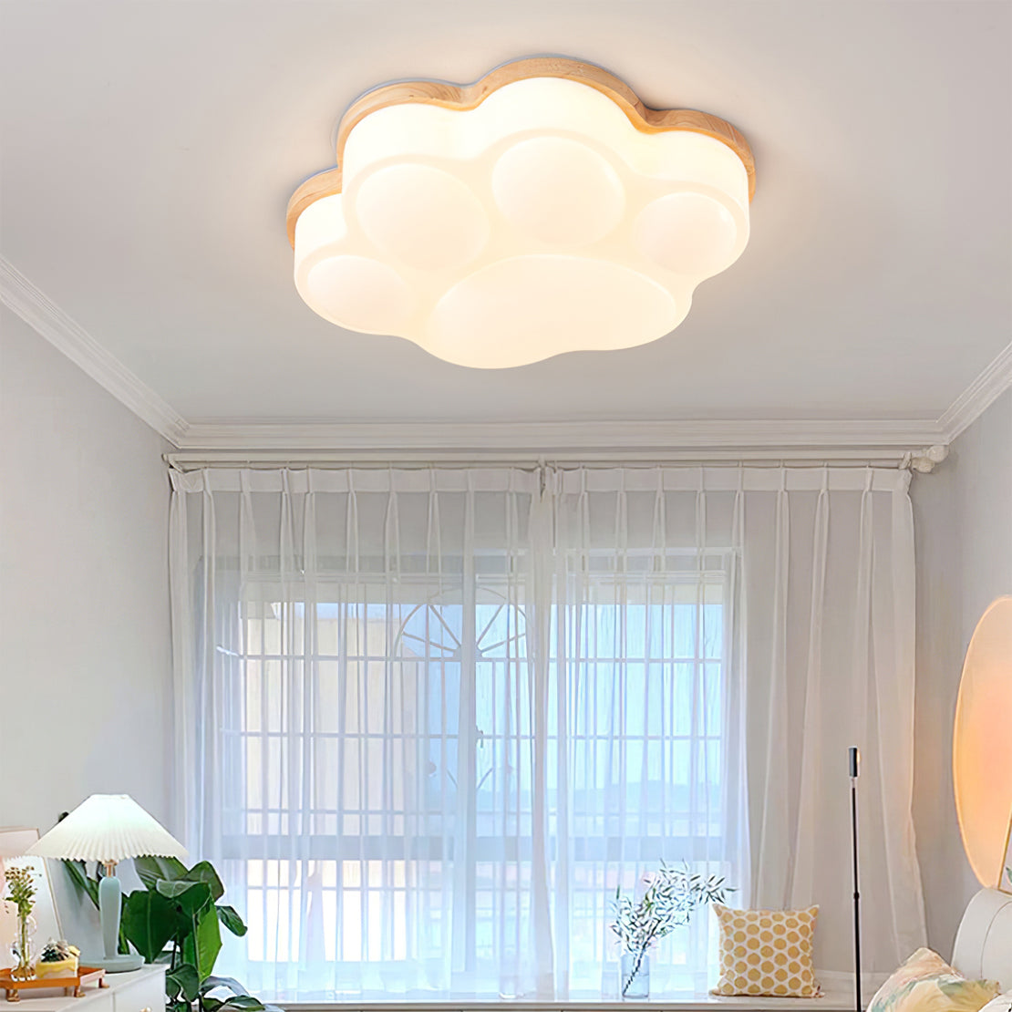 PootLuxe - Plafonnier avec design de patte de chat et éclairage intime