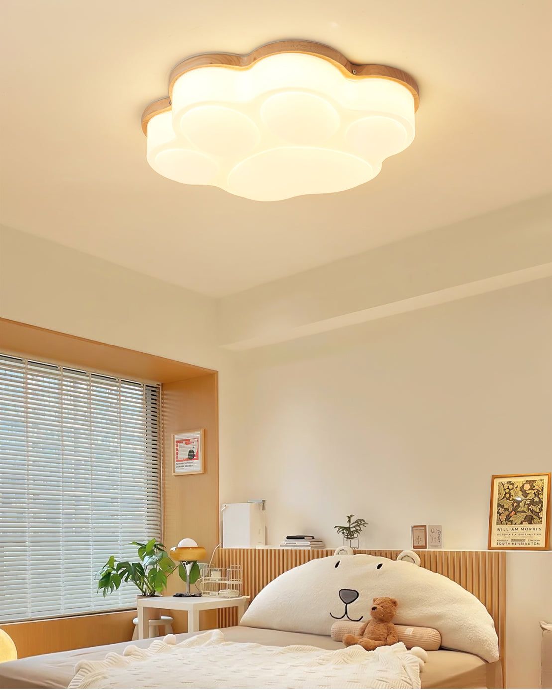 PootLuxe - Plafonnier avec design de patte de chat et éclairage intime