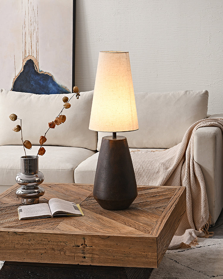 TaperedGlow - Lampe de table en céramique