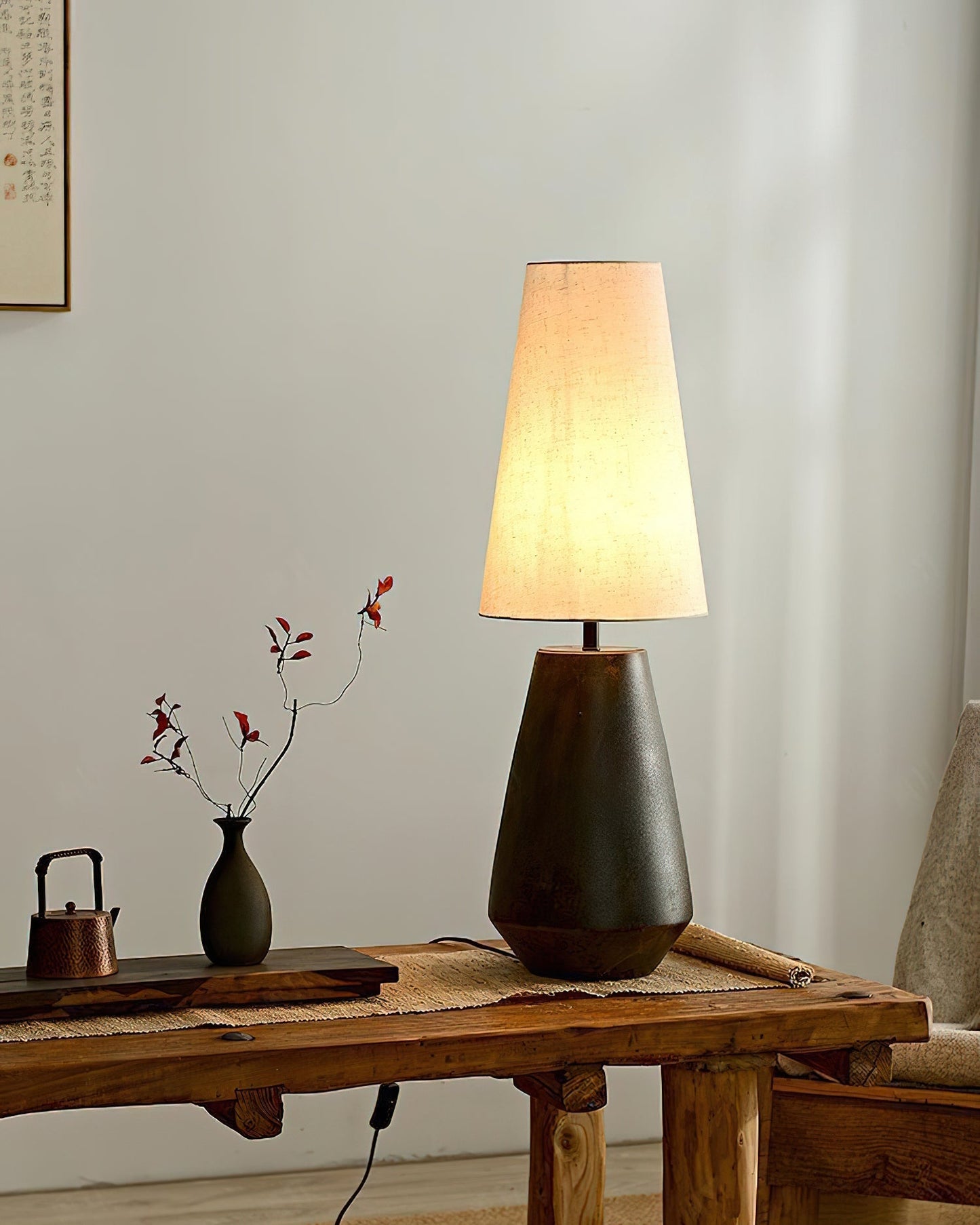 TaperedGlow - Lampe de table en céramique