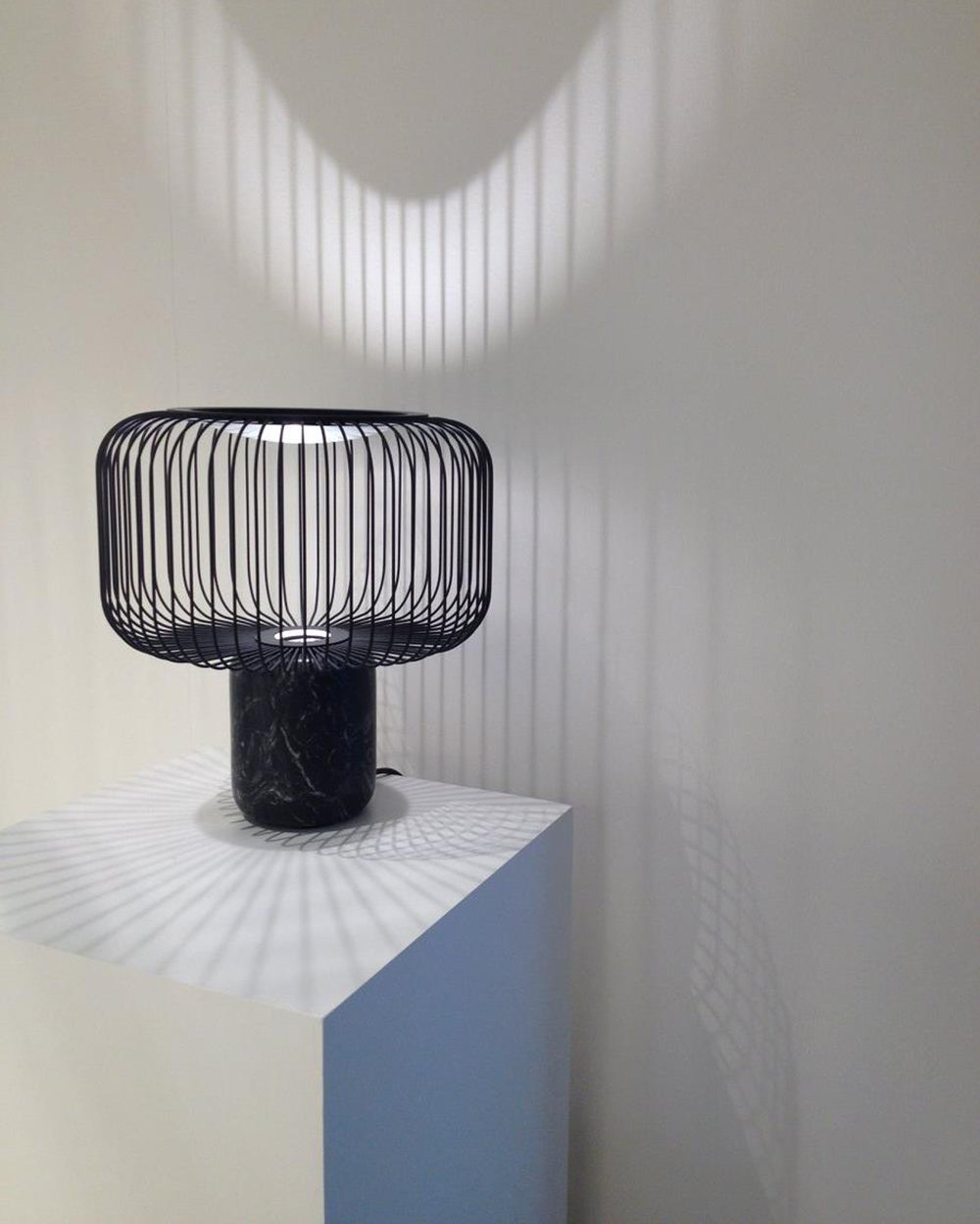LuxeKeshi - Table Lamp with Modern Base and Subtle Lighting