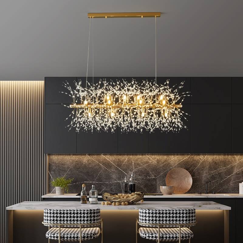 LuxeLumi - Moderne LED-Beleuchtung mit goldenen Akzenten