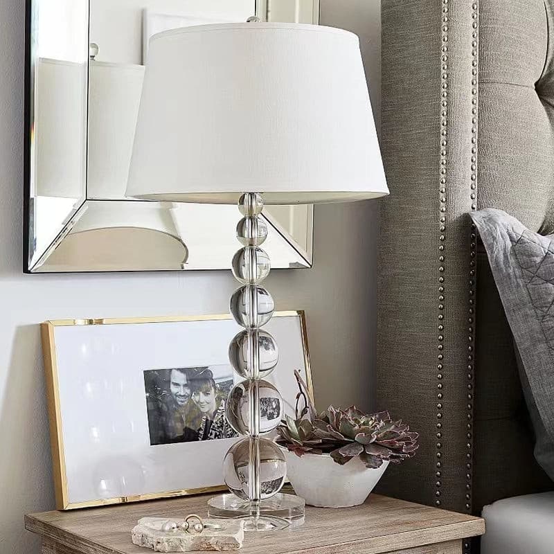 LichtSfeer - Bordlampe med elegant krystalkugleform