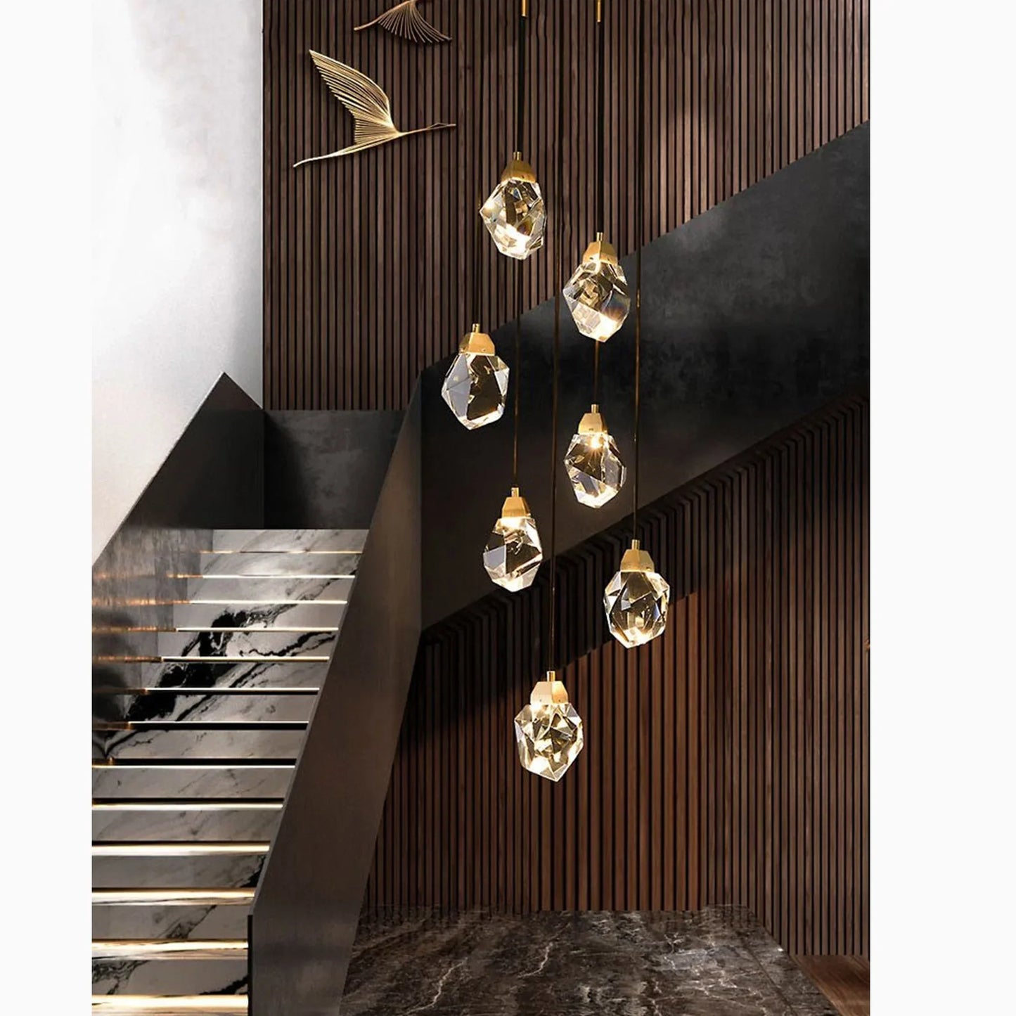 DiamondGlow - Crystal Pendant Light