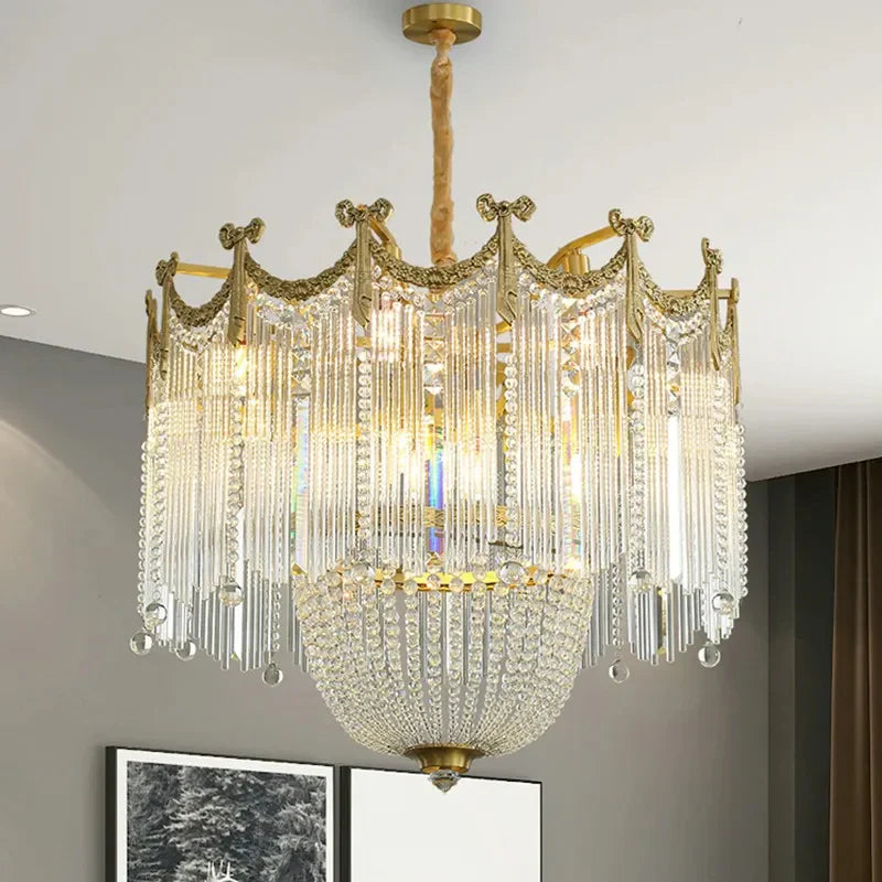BrightOpal - Elegant Crystal Pendant Light