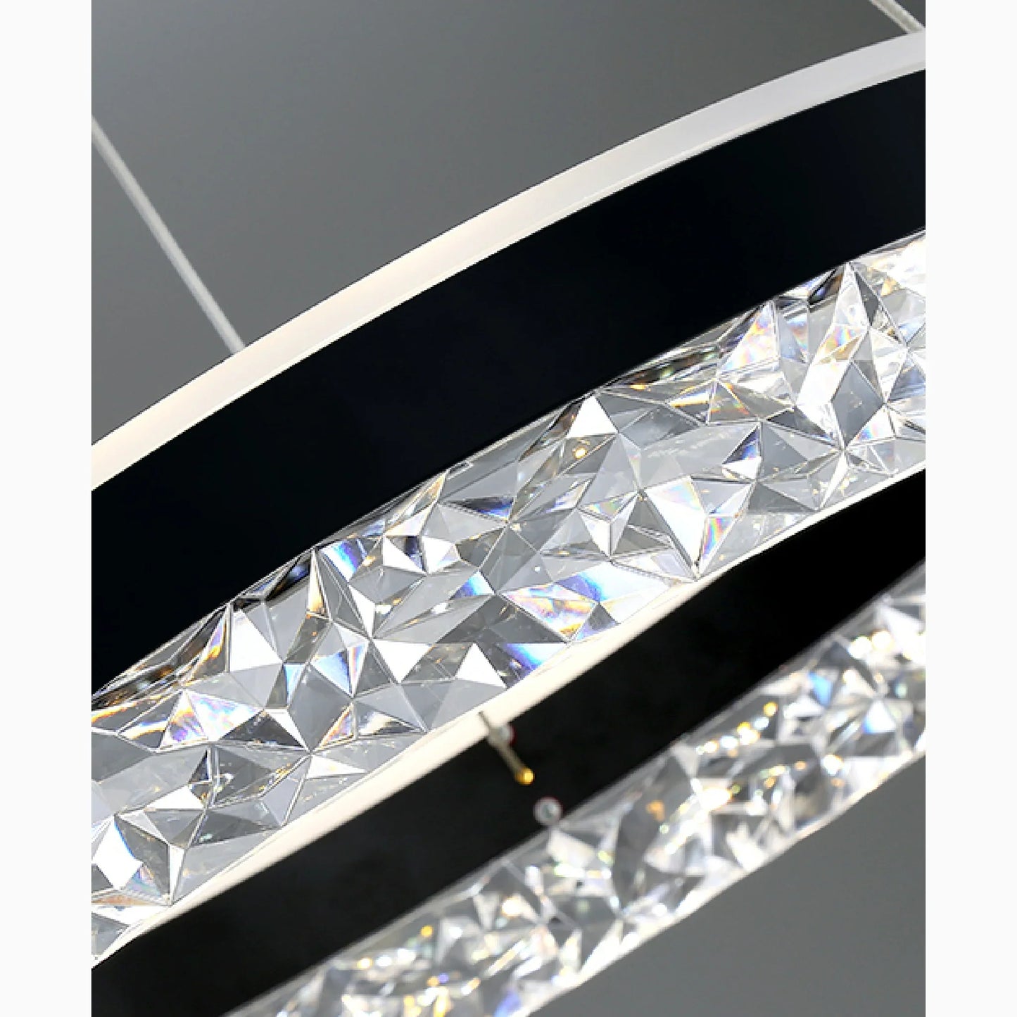 LumiRing - Crystal Ring-Shaped Chandelier