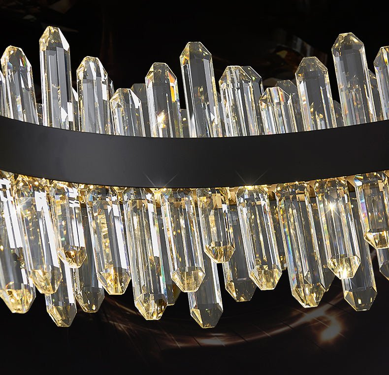 GlowSphere - Elegant rund krystalllysekrone