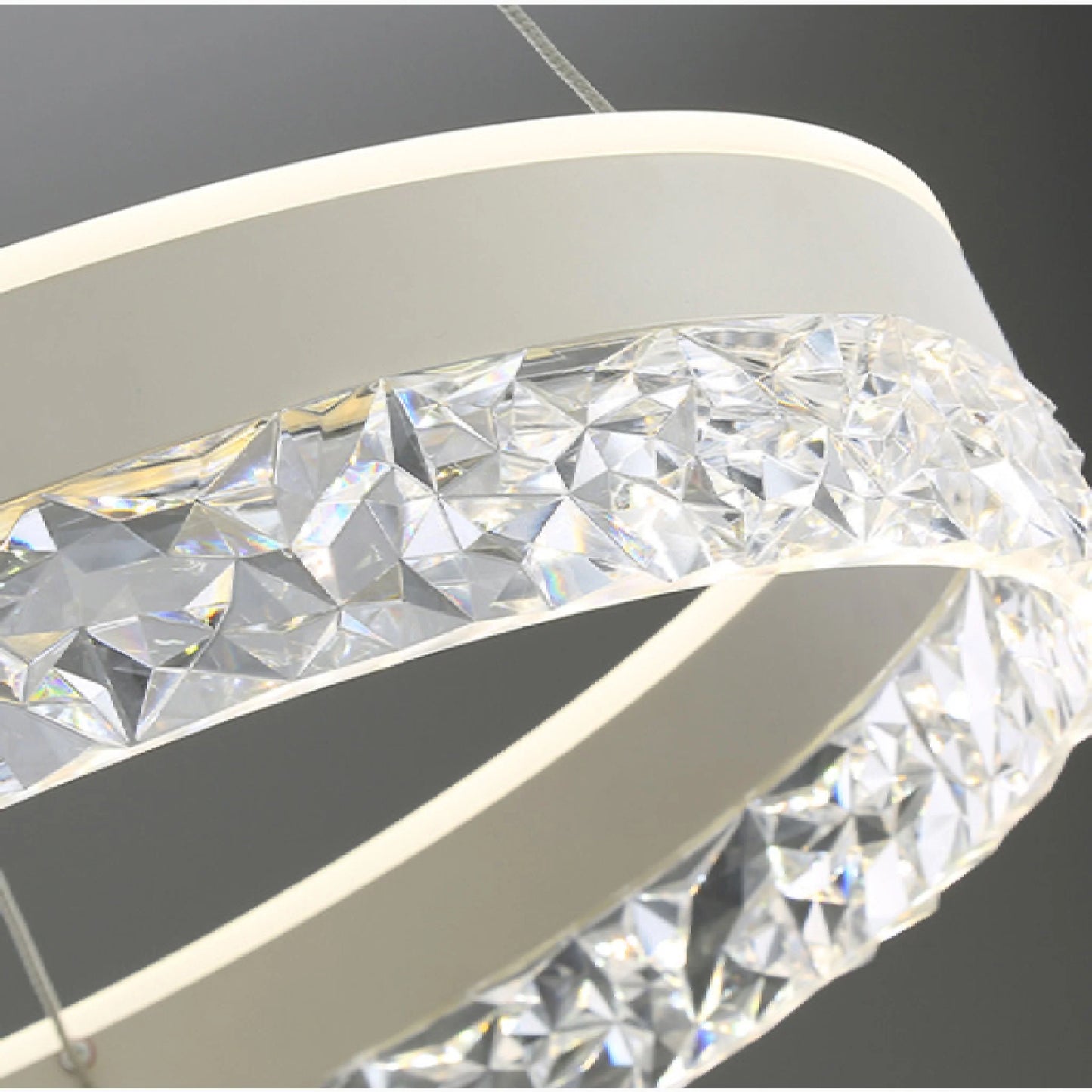 LumiRing - Crystal Ring-Shaped Chandelier