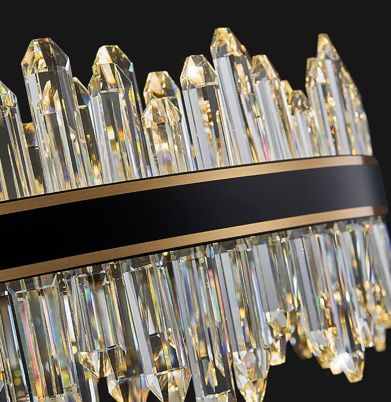 GlowSphere - Elegant rund krystalllysekrone
