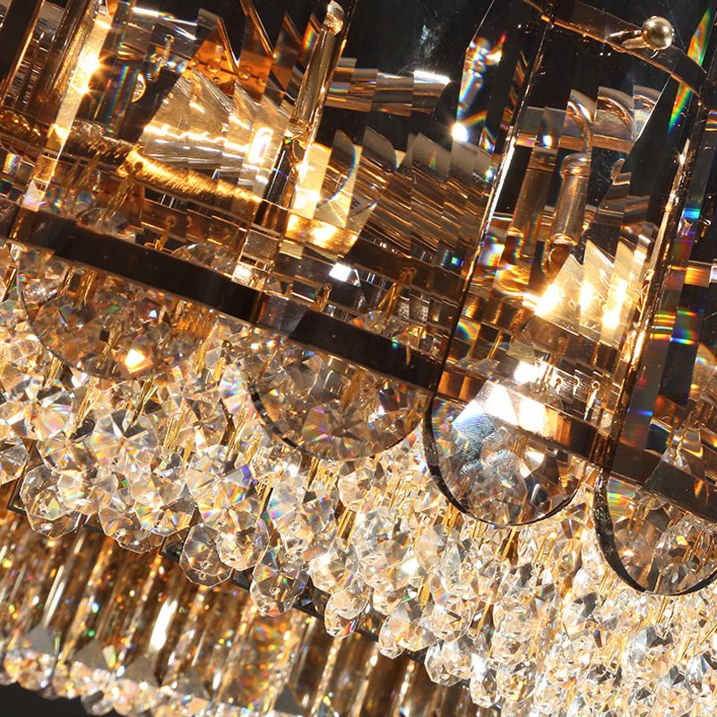 LumiGold - Round Luxury Crystal LED Chandelier
