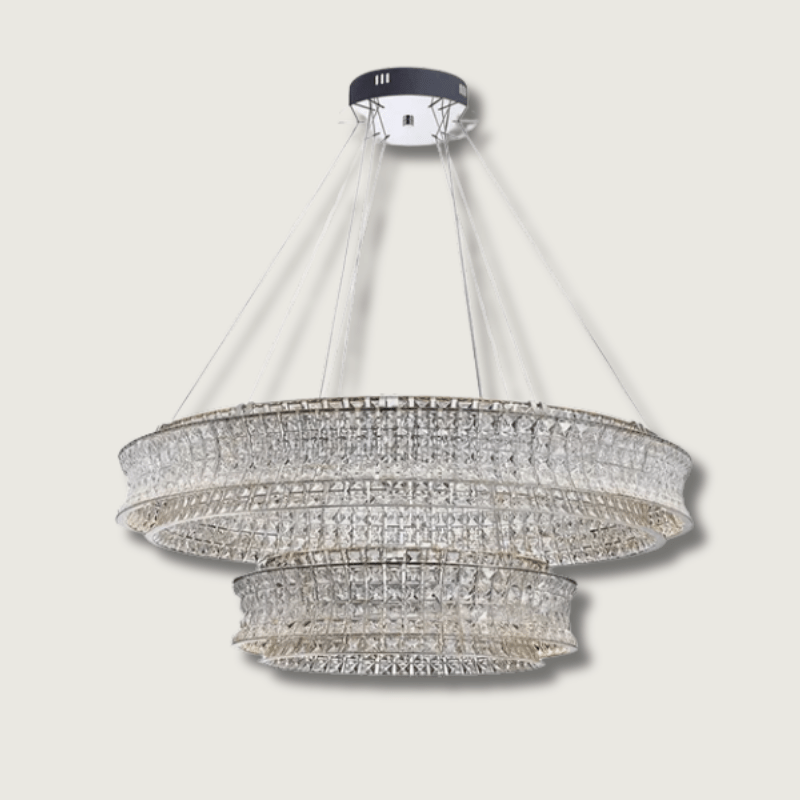 GlanzAura - Elegant Pendant Light with Sparkling Crystals