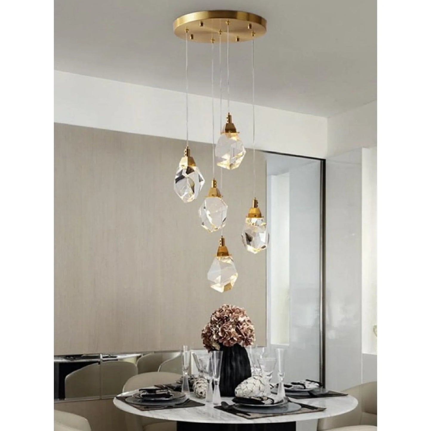 DiamondGlow - Crystal Pendant Light