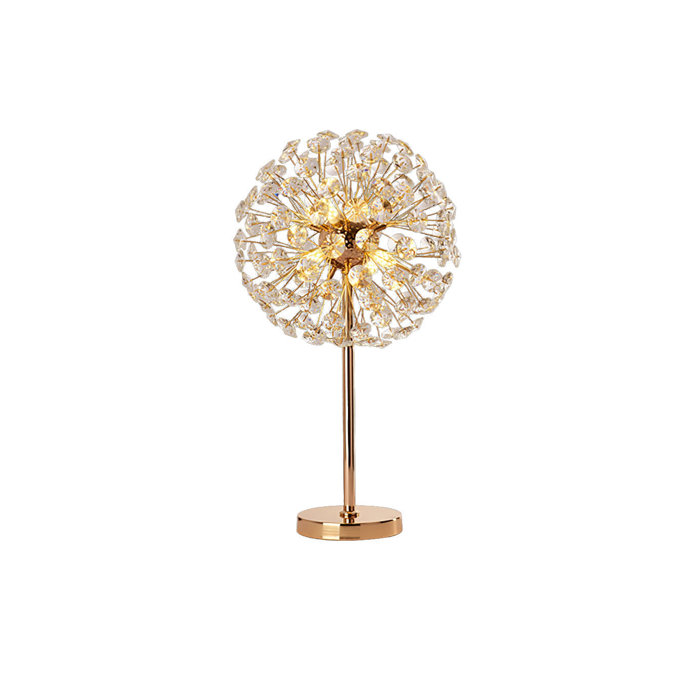 CrystalBloom - Bordlampe inspireret af mælkebøtte