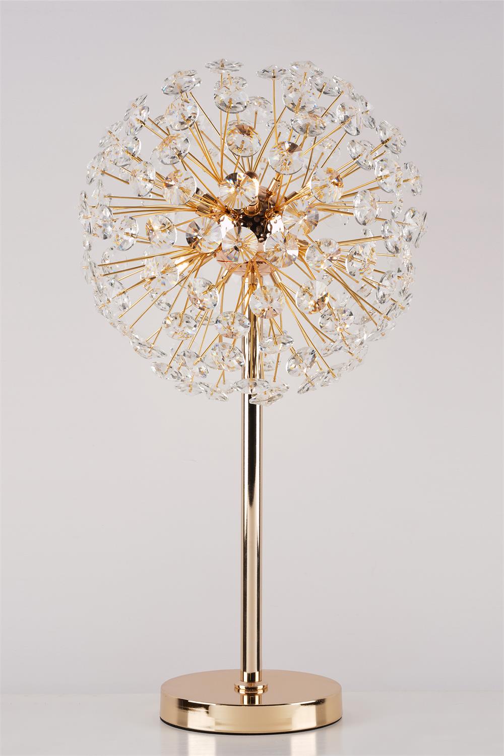 CrystalBloom - Bordlampe inspireret af mælkebøtte