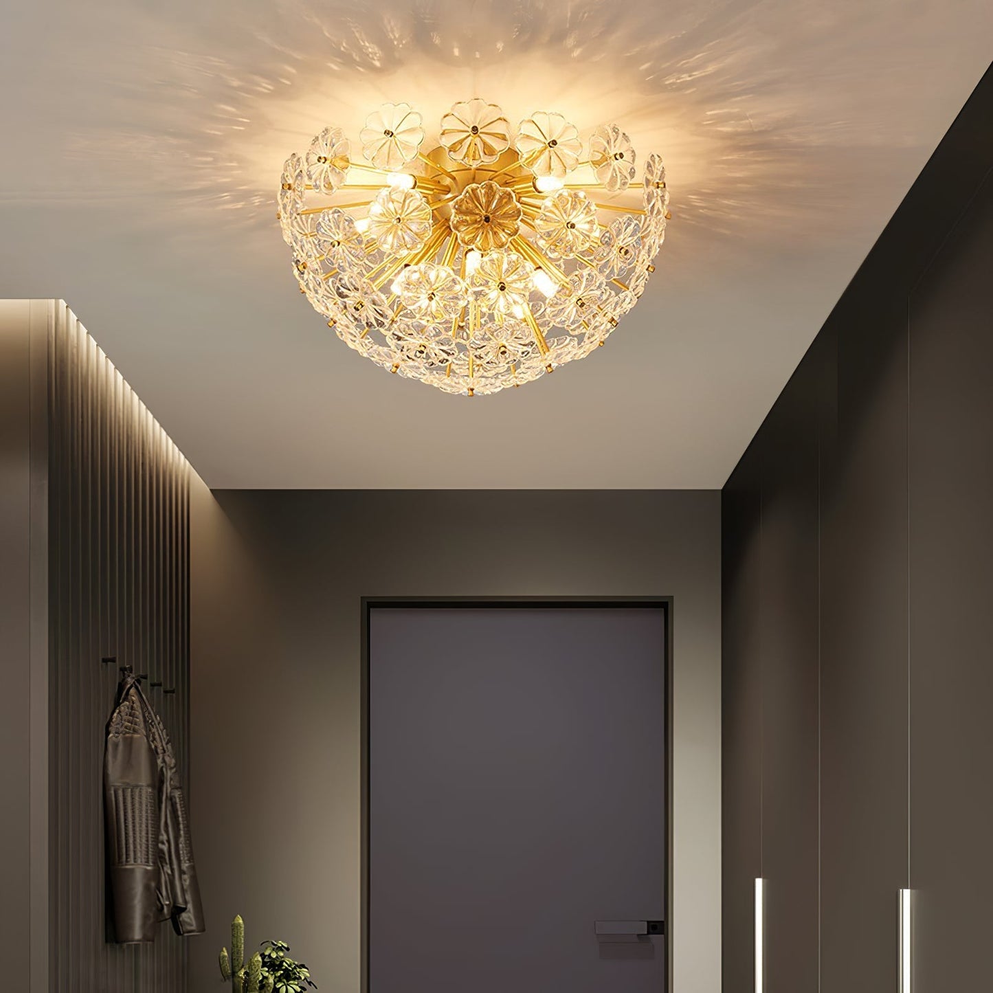 KristalLamina - Plafondlamp met verfijnd ontwerp en prachtige glans