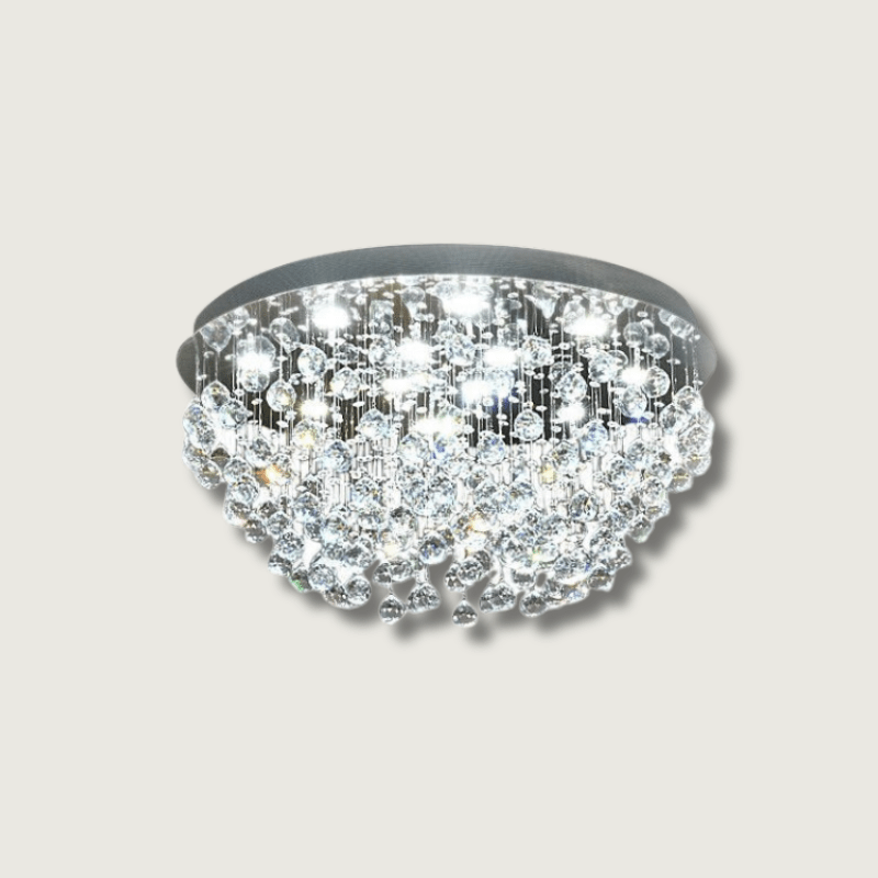 CrystalLume - Luxe Runde LED-Deckenleuchte