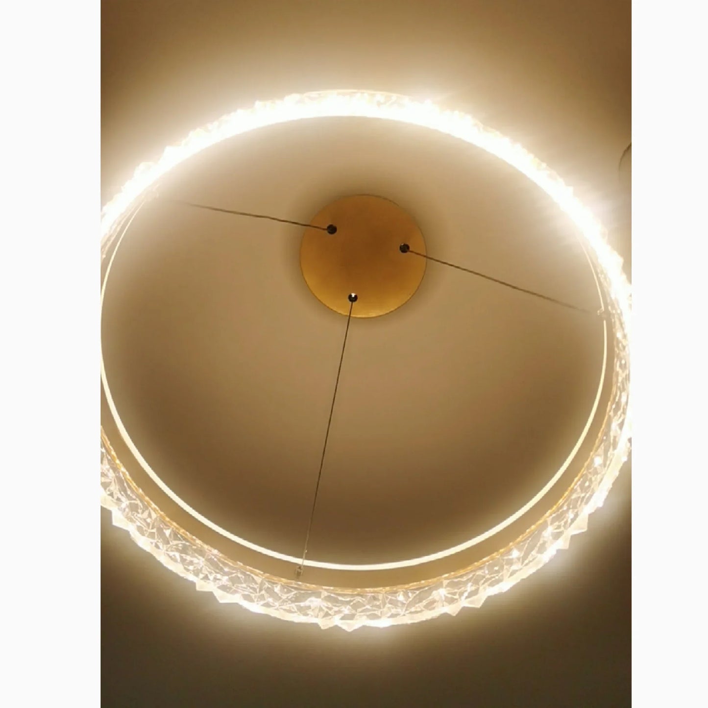 LumiRing - Crystal Ring-Shaped Chandelier