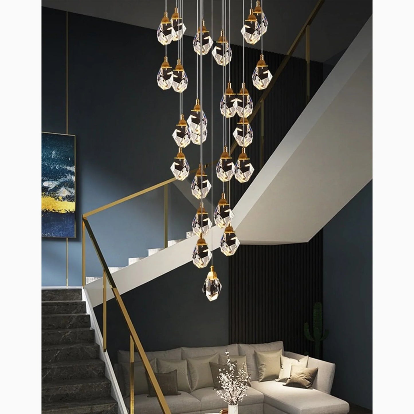 DiamondGlow - Crystal Pendant Light