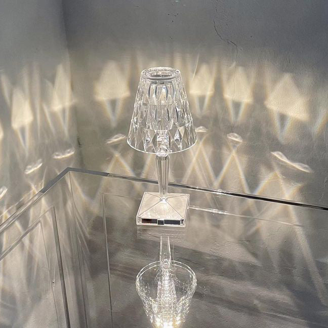 SparkLicht - Lampe de table moderne avec LED et effet glamour