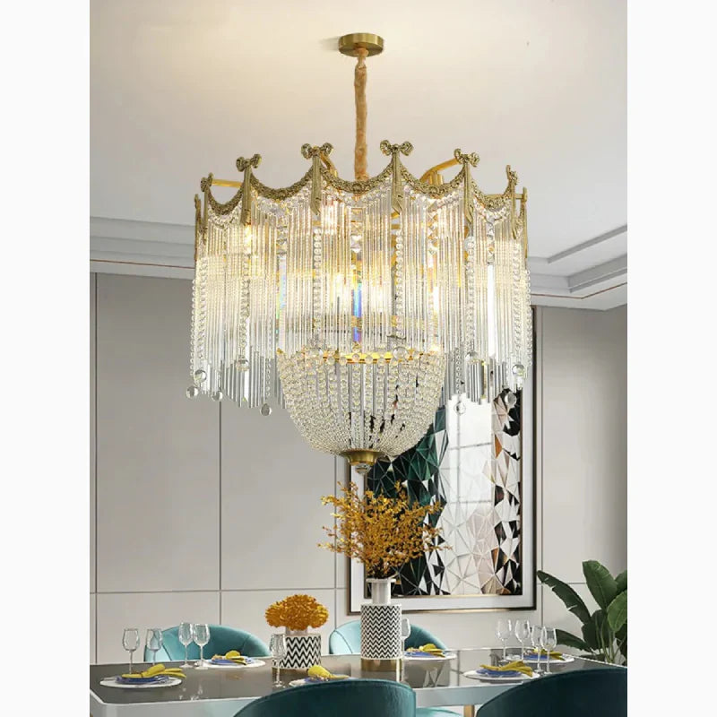 BrightOpal - Elegant Crystal Pendant Light