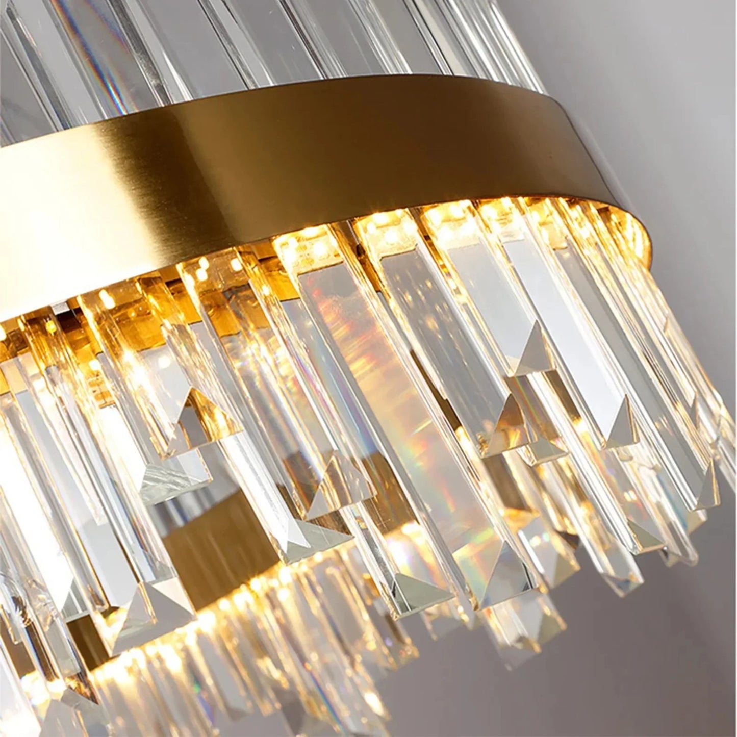 VetroGlow - Moderne glas trommelysependel