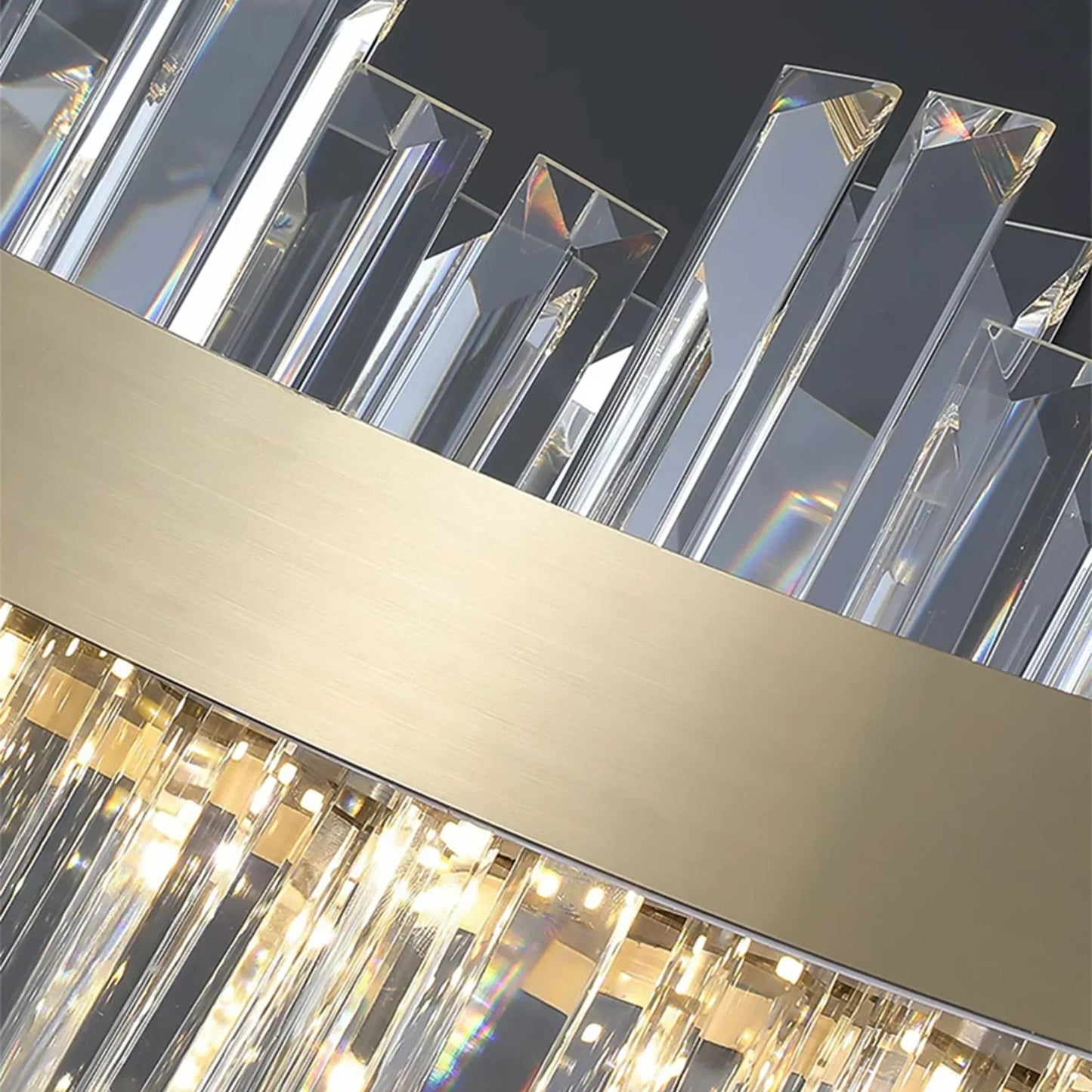 VetroGlow - Moderne glas trommelysependel