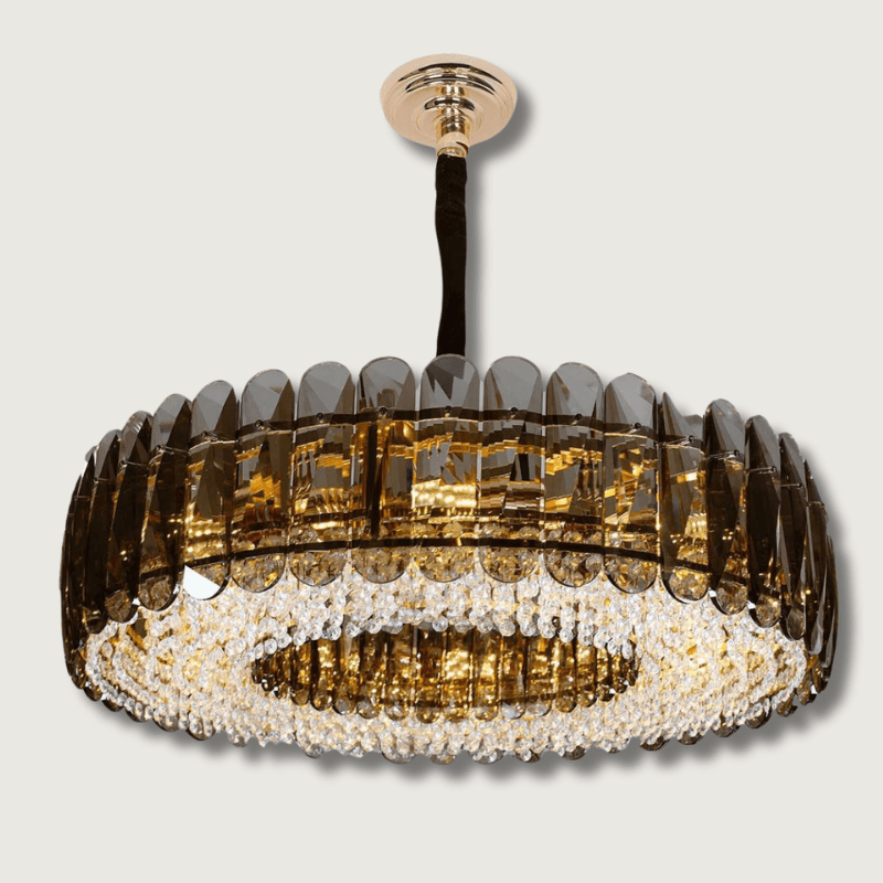 LumiGold - Round Luxury Crystal LED Chandelier