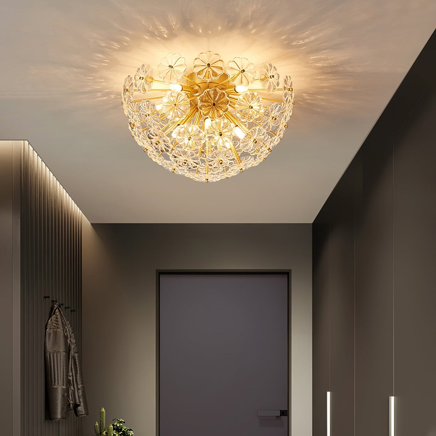 KristalLamina - Plafondlamp met verfijnd ontwerp en prachtige glans
