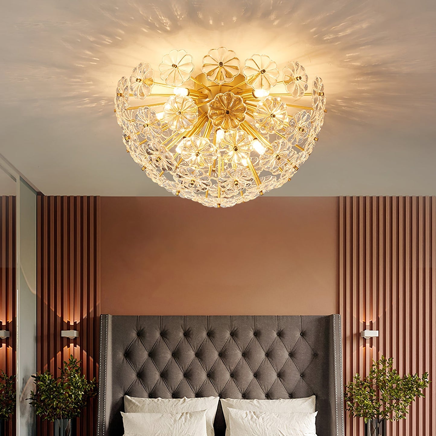 KristalLamina - Plafondlamp met verfijnd ontwerp en prachtige glans