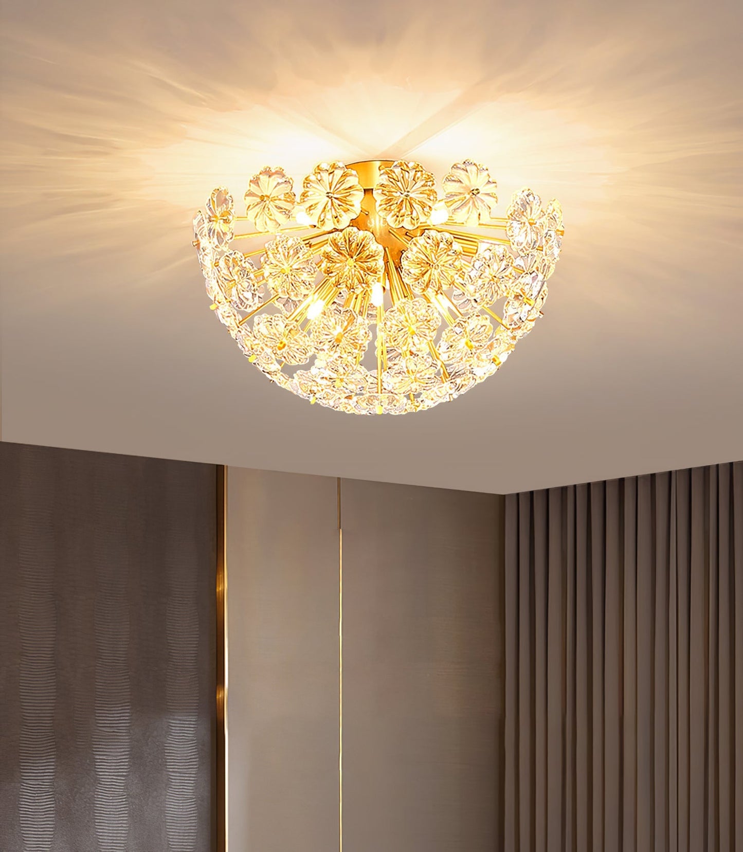 KristalLamina - Plafondlamp met verfijnd ontwerp en prachtige glans