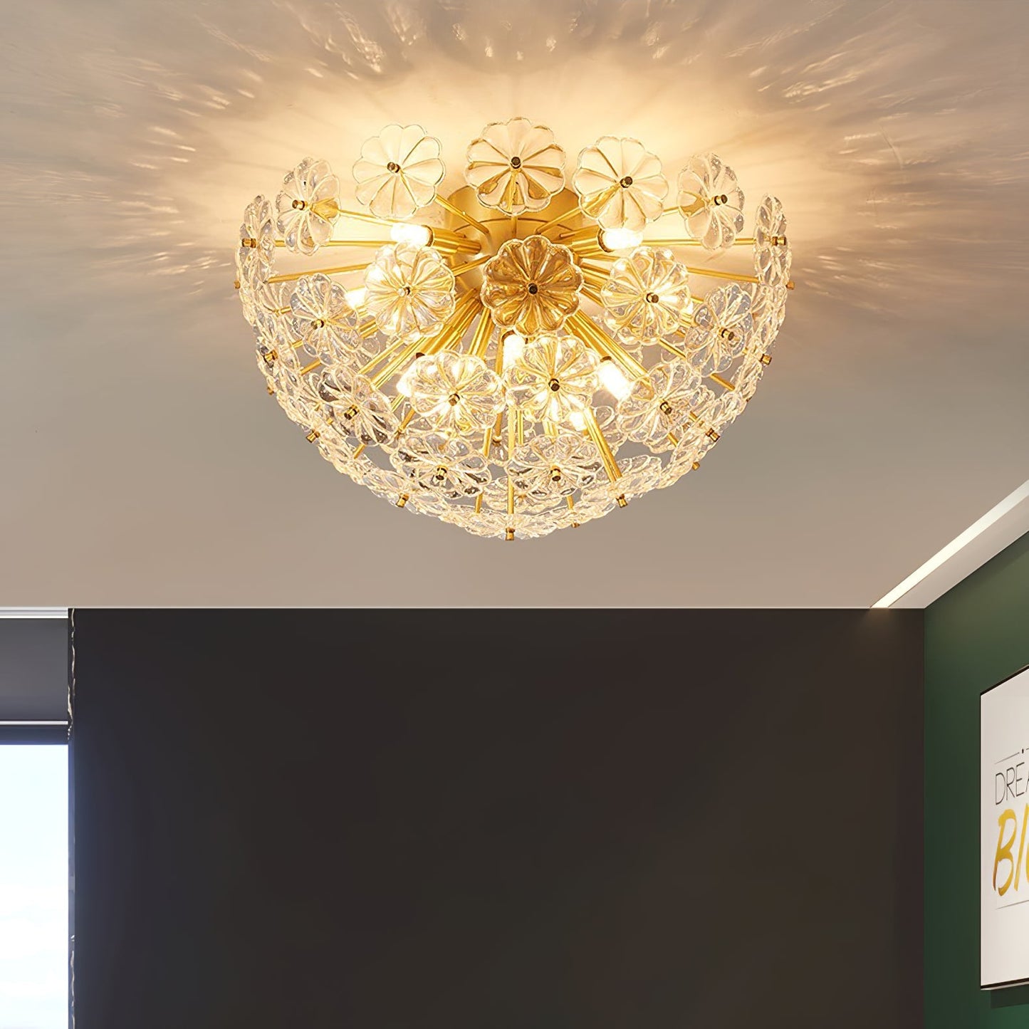 KristalLamina - Plafondlamp met verfijnd ontwerp en prachtige glans