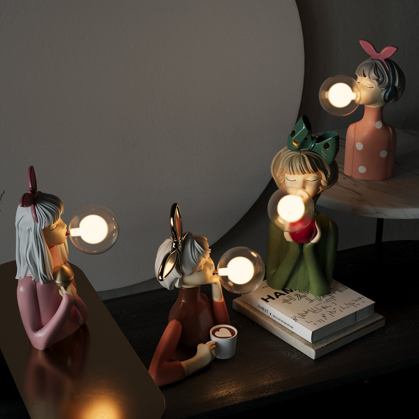 Håndverkersøstre | Håndlaget bordlampe