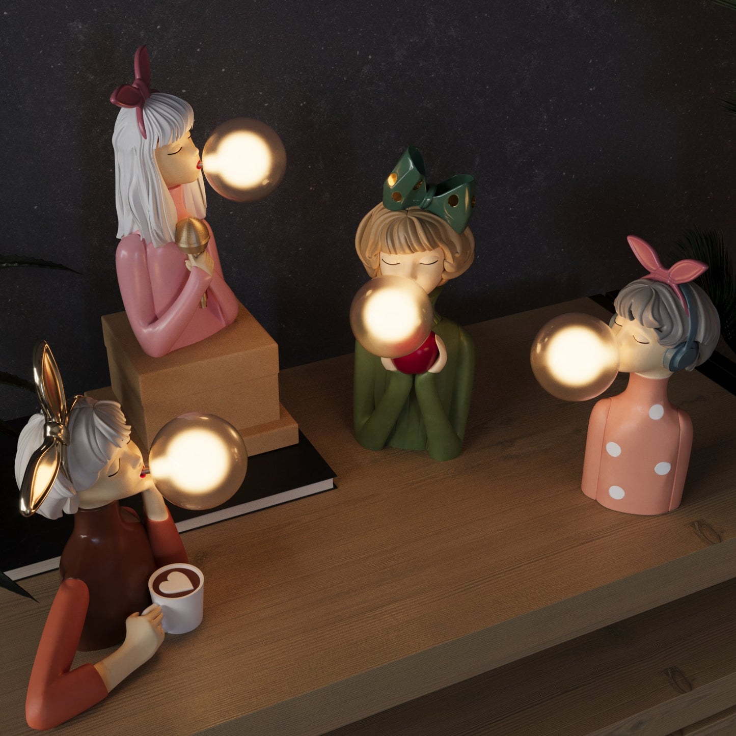 Håndverkersøstre | Håndlaget bordlampe