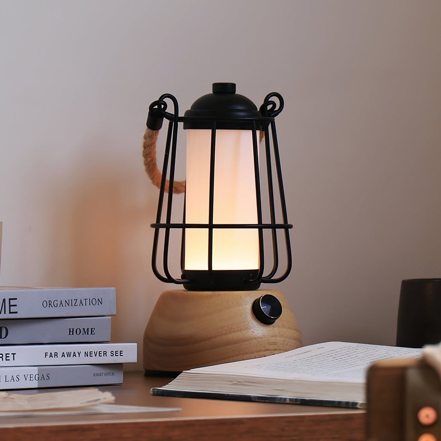 RopeLuxe - Lampe de table d'extérieur