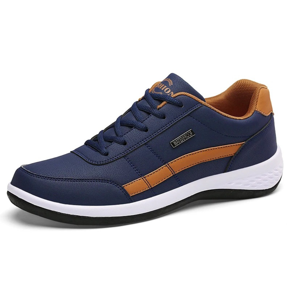 Baskets pour hommes - Cuir et orthopédiques - Renzo