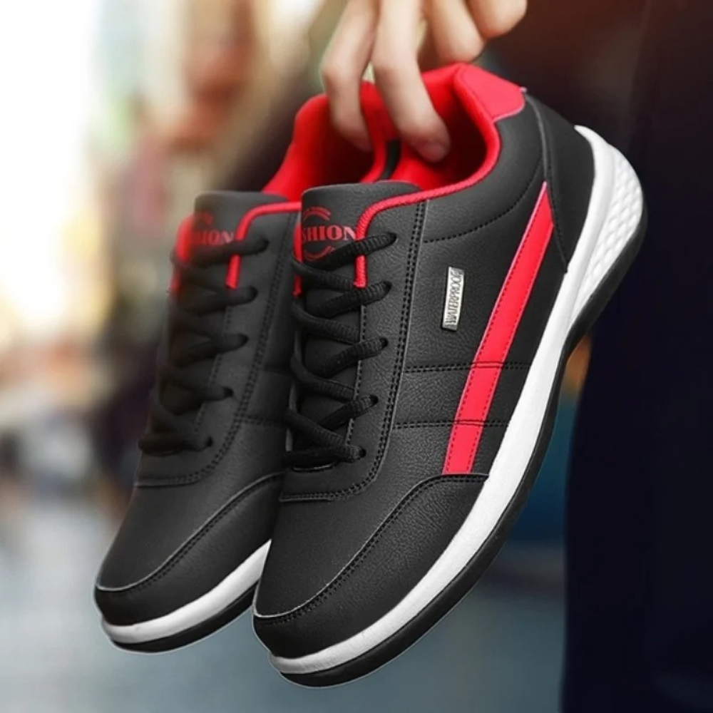 Baskets pour hommes - Cuir et orthopédiques - Renzo