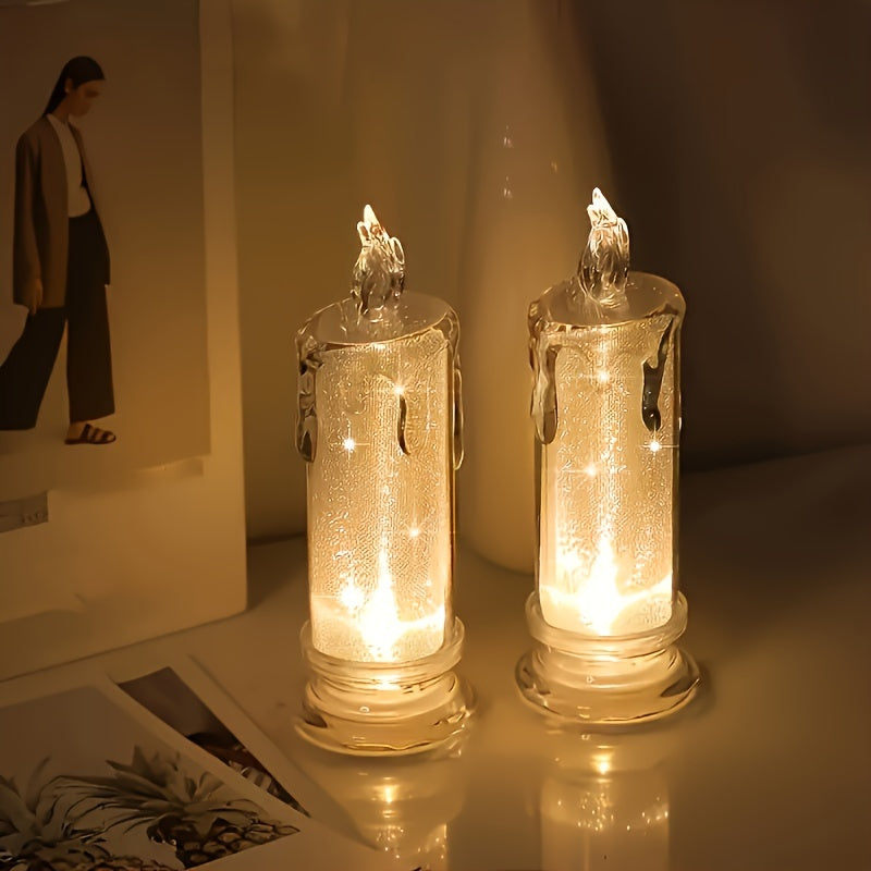 EternaGlow - LED flammesfri lysestakesett for festdekorasjon