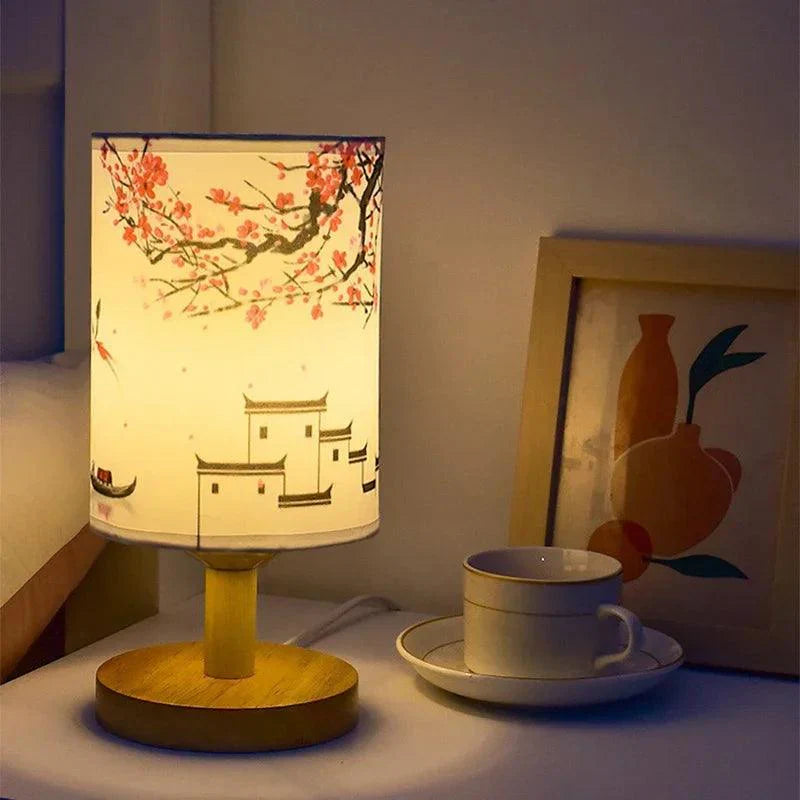RosenVibe - Lampe de table Japandi avec élégance